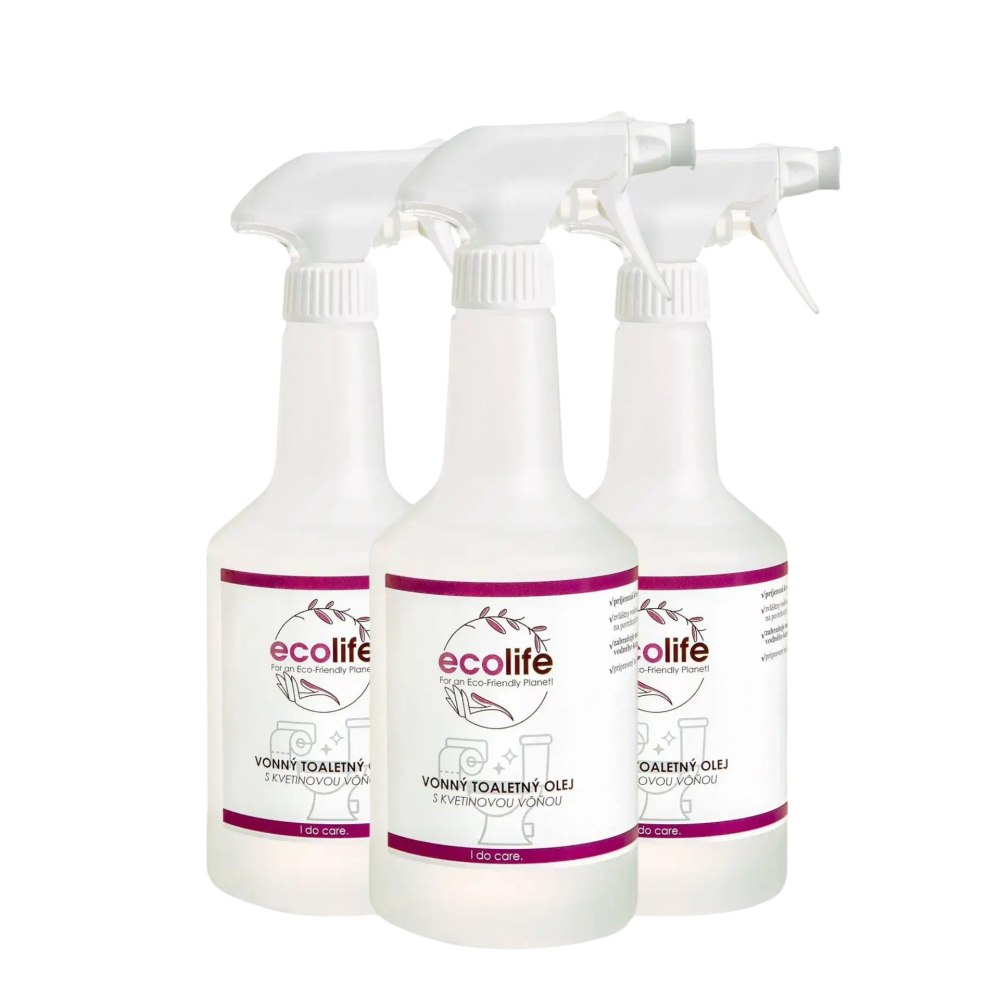 EcoLife TRIO SMART – Ulei parfumat pentru WC (3×0,75 l)